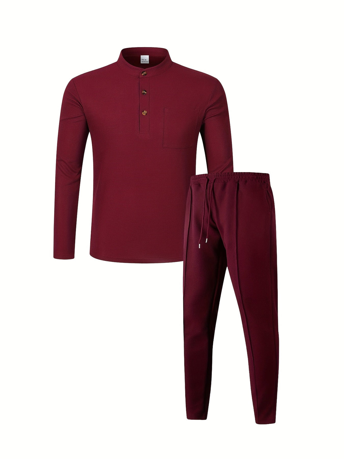 Harry | Elegant Textured Two Piece Tracksuit Set
