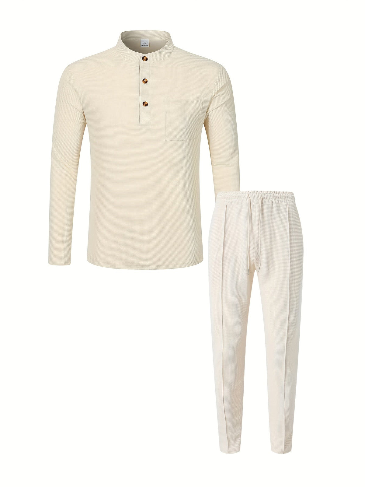 Harry | Elegant Textured Two Piece Tracksuit Set