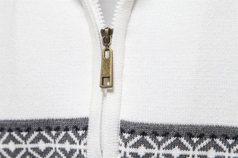 Harry | Fair Isle Half-Zip Mens Christmas Jumper