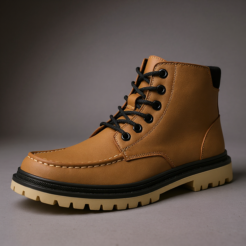 Harry | Lace-up moc toe mens boots