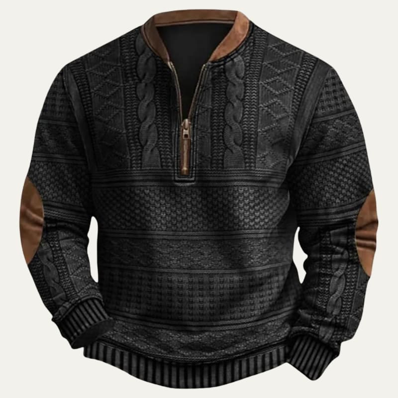 Harry | Timeless Half Zip Mens Knit Jumper