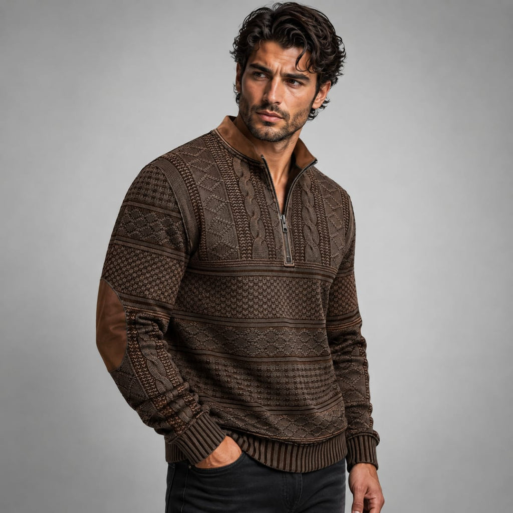 Harry | Timeless Half Zip Mens Knit Jumper