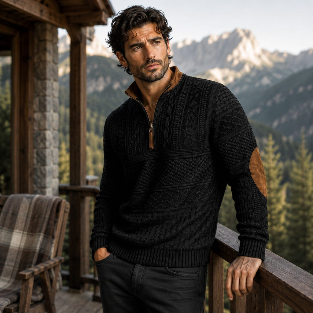 Harry | Timeless Half Zip Mens Knit Jumper