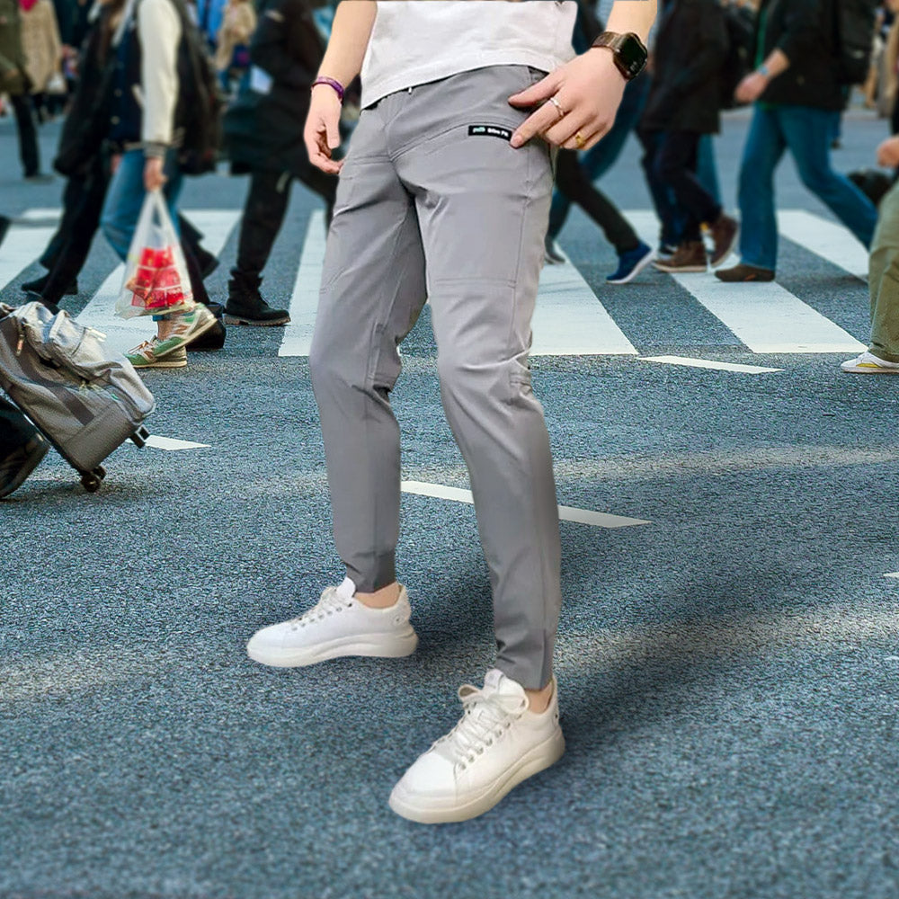 Hudson | Graceful Slim Fit Stretch Cargo Trousers