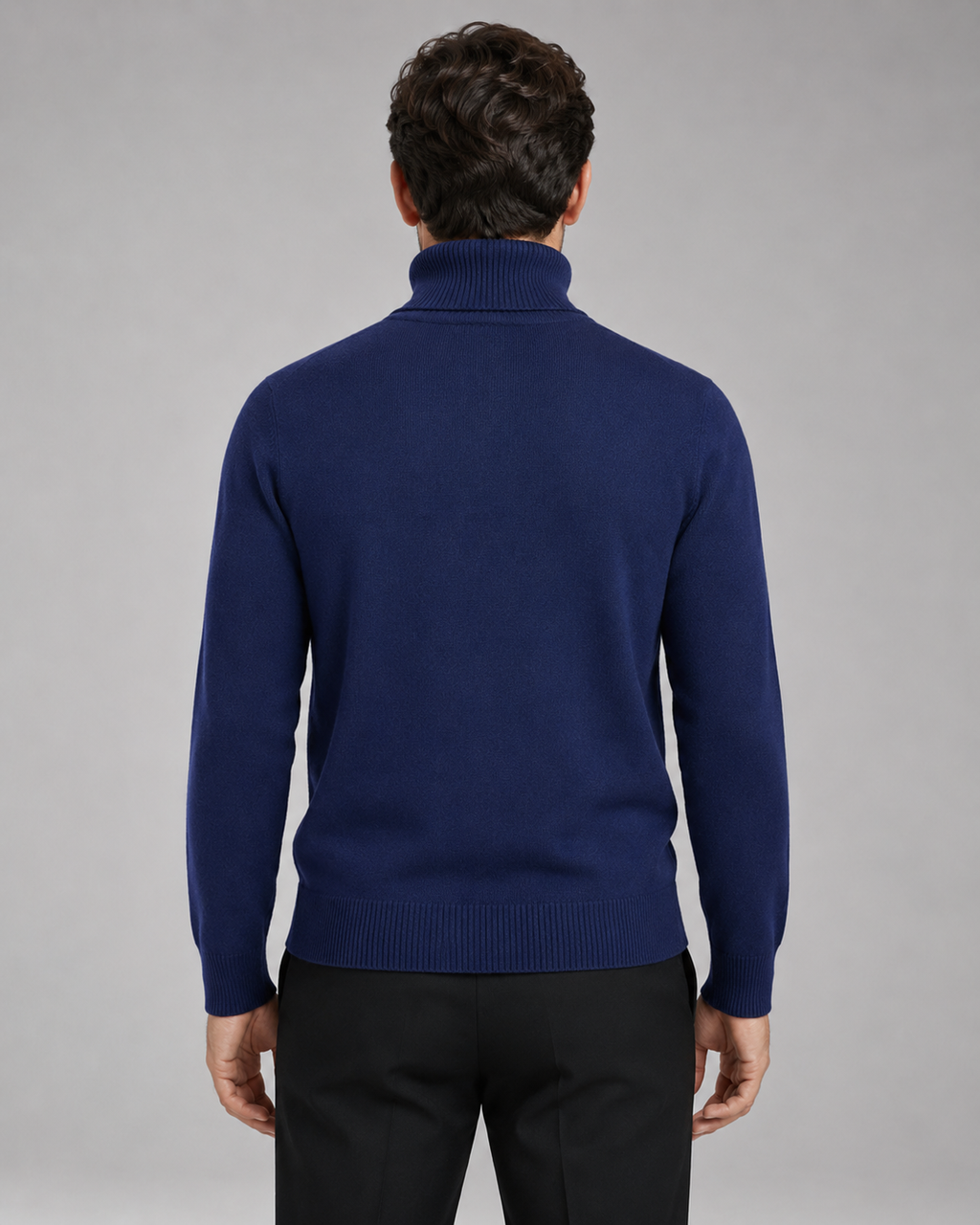 Hudson | Roll Neck Mens Knit Jumper
