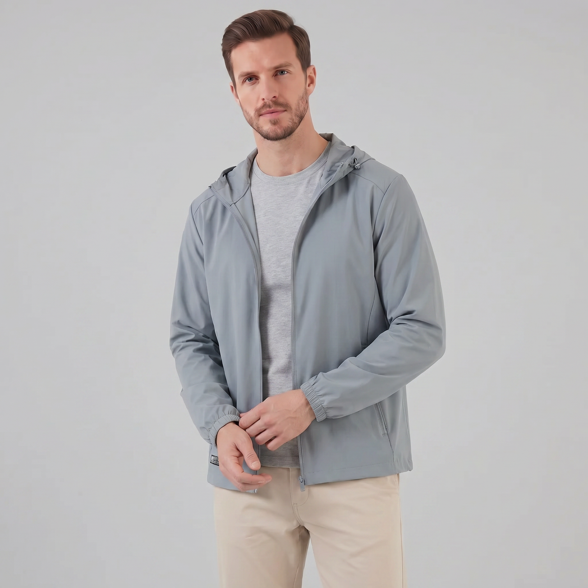 Hugo | Refined Hooded Waterproof Jacket with Zip Pockets