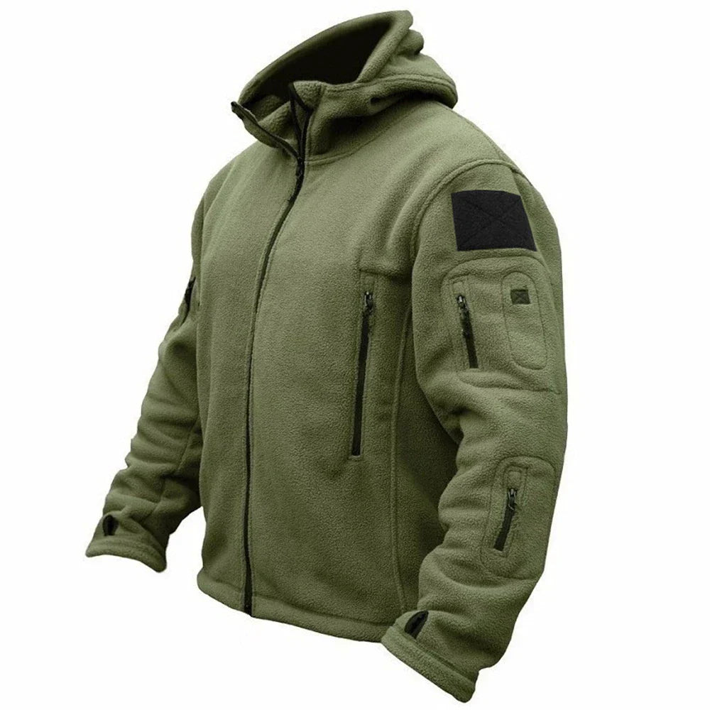 Hugo | Stylish Tactical Multi-Pocket Fleece Jacket