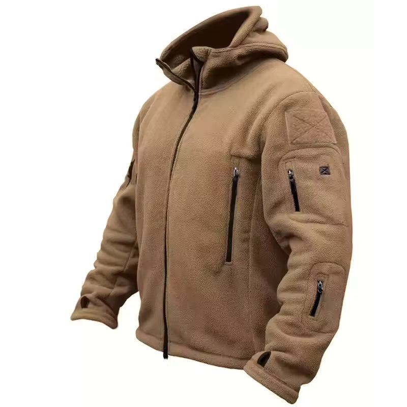 Hugo | Stylish Tactical Multi-Pocket Fleece Jacket