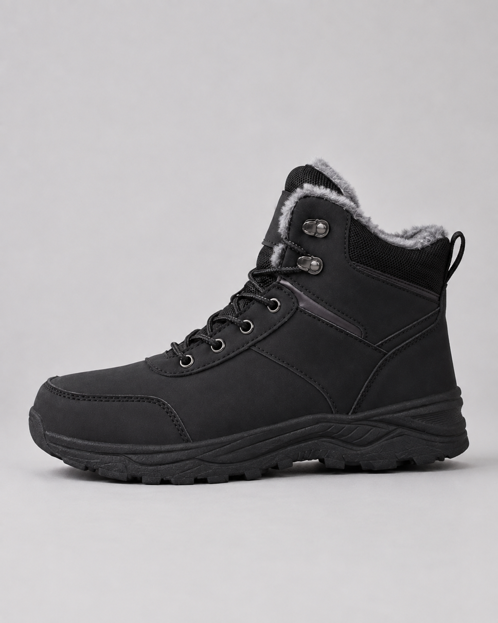 Hunter | Plush-Lined Lace-Up Winter Mens Boots