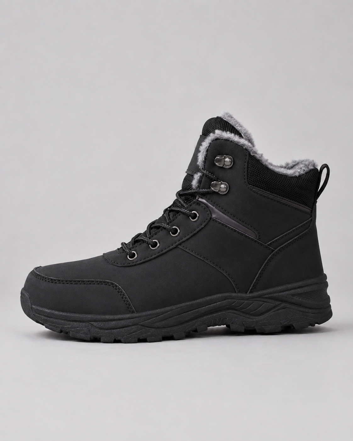 Hunter | Plush-Lined Lace-Up Winter Mens Boots