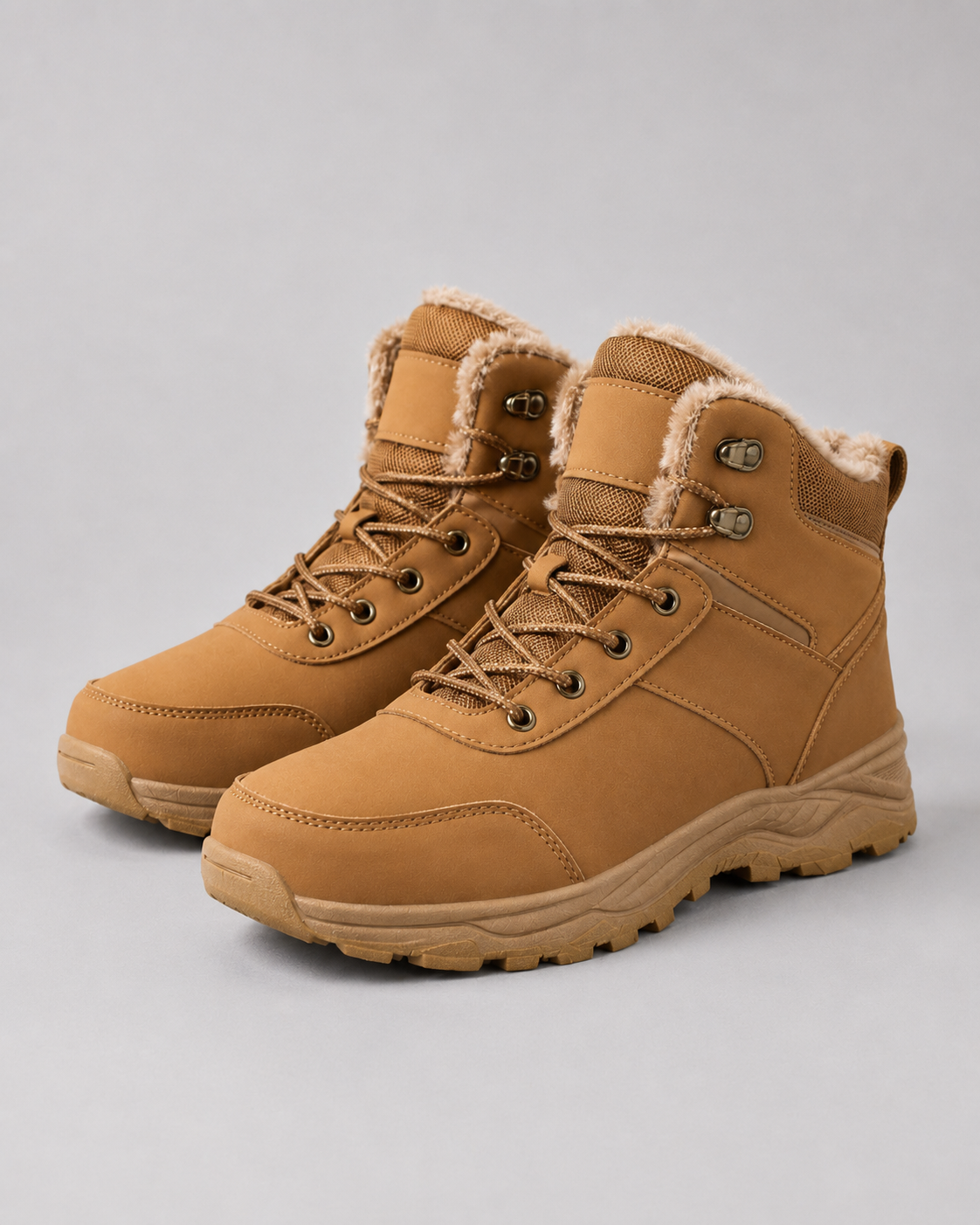 Hunter | Plush-Lined Lace-Up Winter Mens Boots