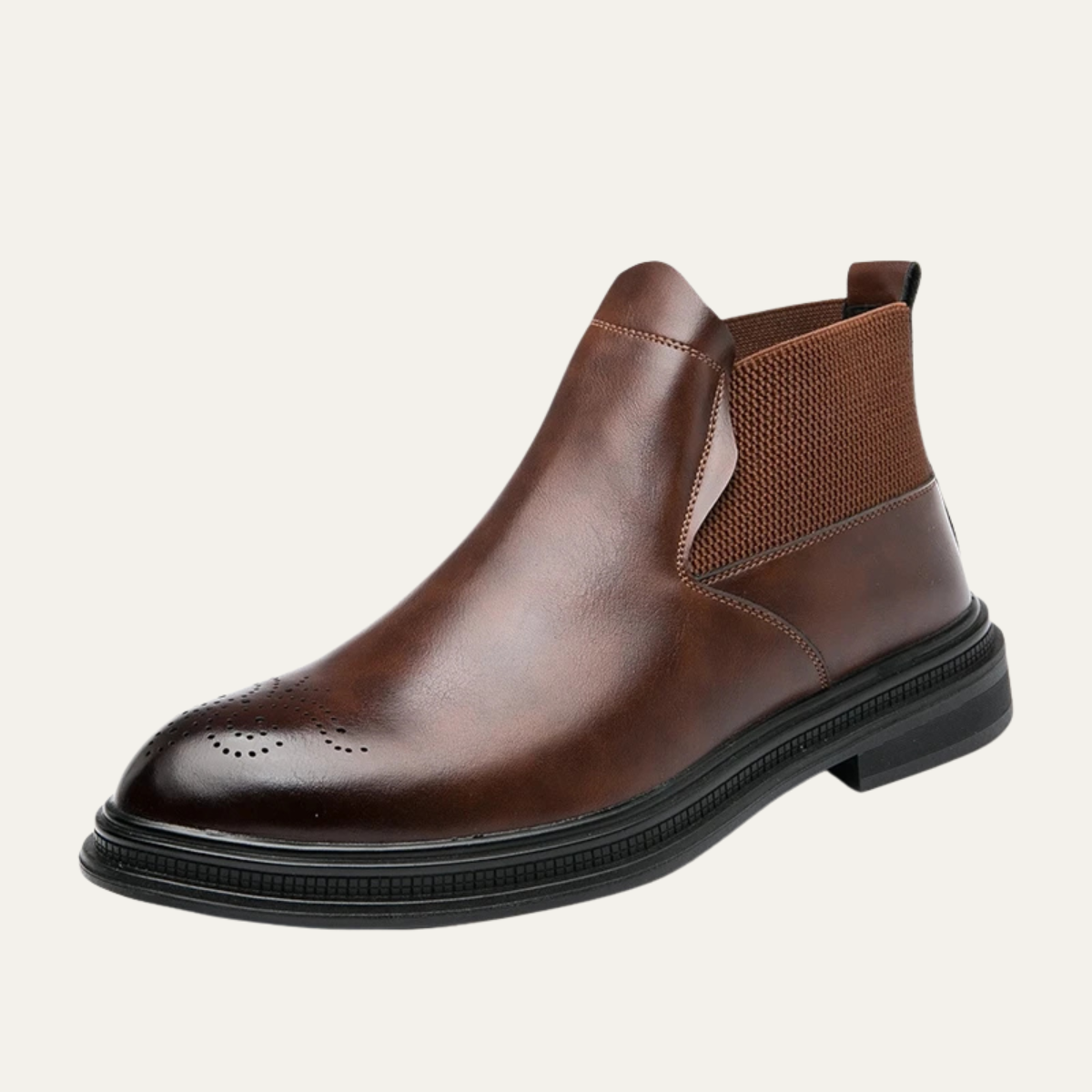 Hunter | Timeless Chelsea Brogue Detail Mens Boots
