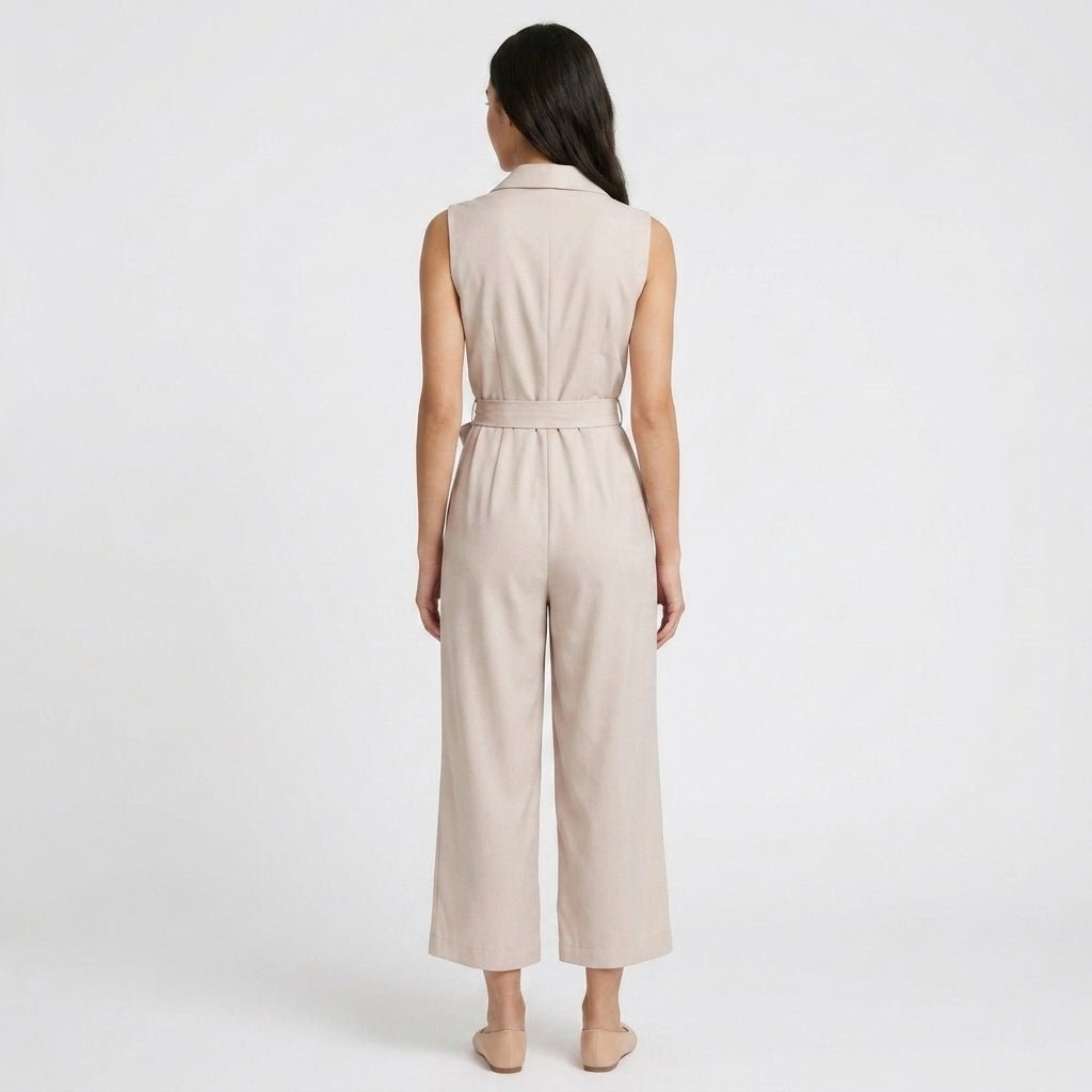 Imogen | Chic Wide Leg Belted Jumpsuit