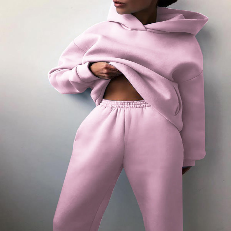 Imogen | Polished Oversized Hooded Tracksuit Set