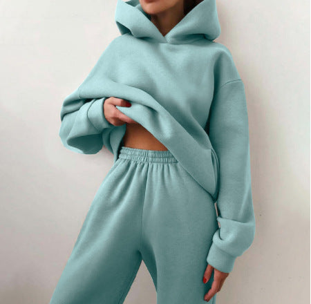 Imogen | Polished Oversized Hooded Tracksuit Set
