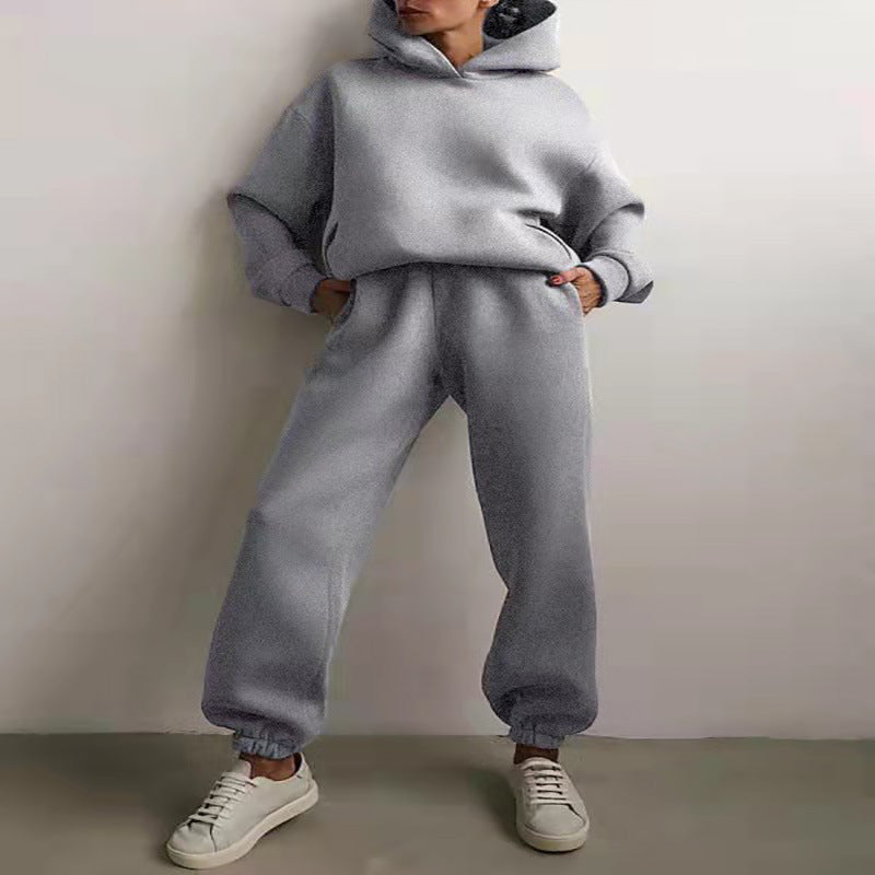 Imogen | Polished Oversized Hooded Tracksuit Set