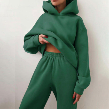 Imogen | Polished Oversized Hooded Tracksuit Set