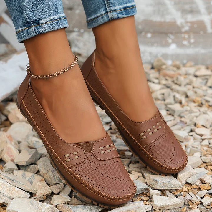 Imogen | Refined Orthopedic Slip-On Flats with Arch Support