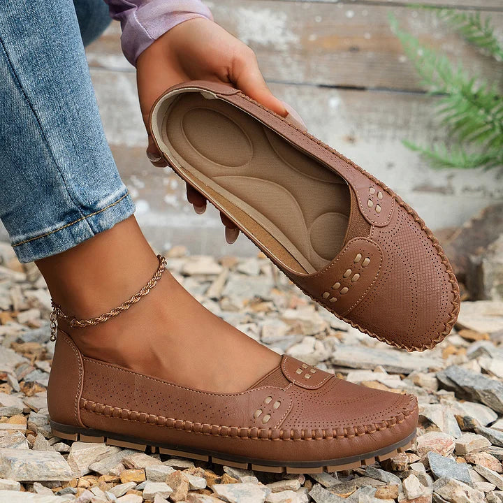 Imogen | Refined Orthopedic Slip-On Flats with Arch Support