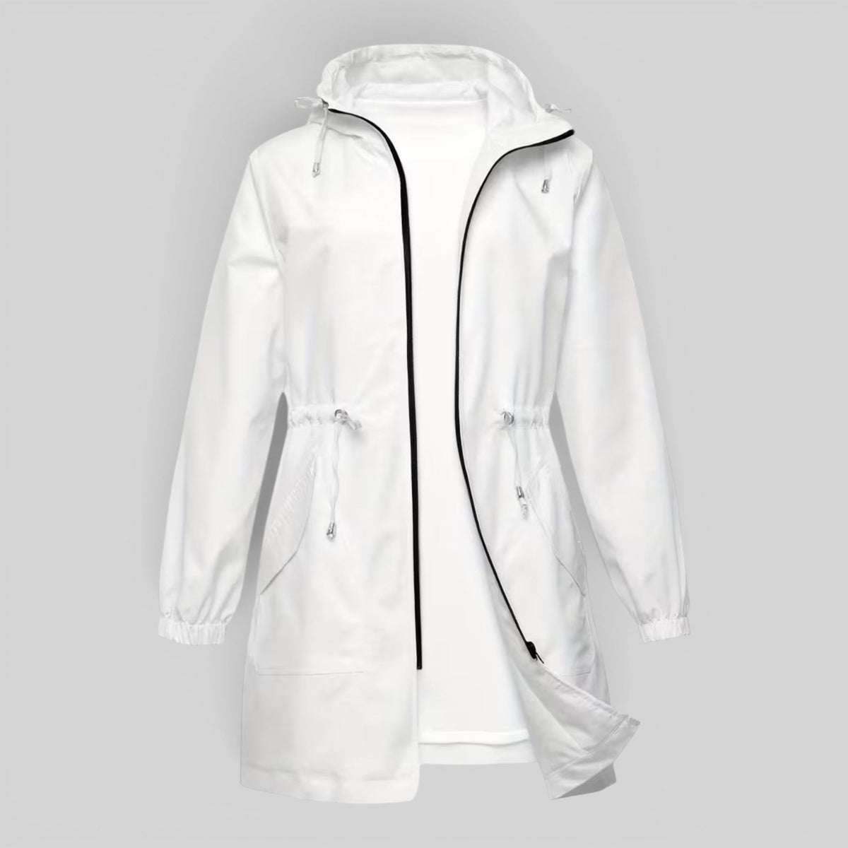 Imogen | Timeless Hooded Waterproof Jacket Trench Coat