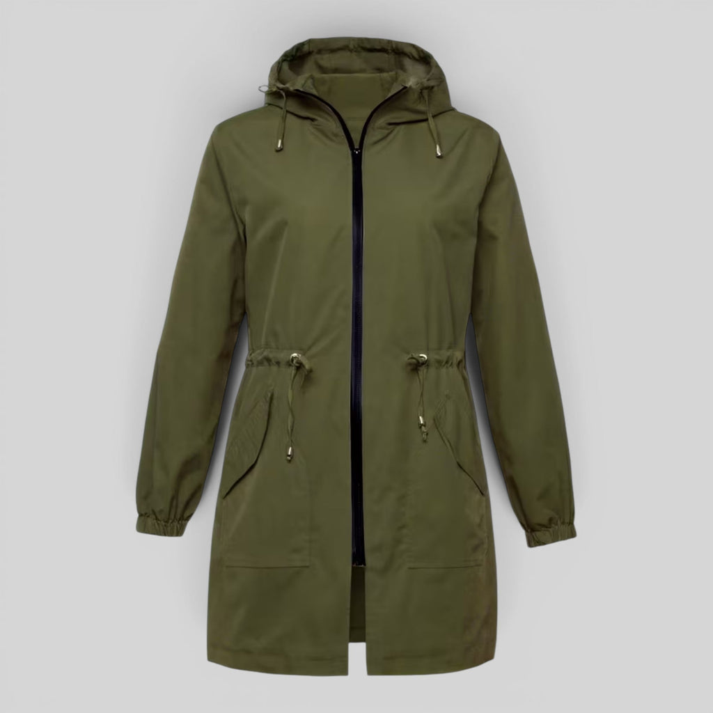 Imogen | Timeless Hooded Waterproof Jacket Trench Coat