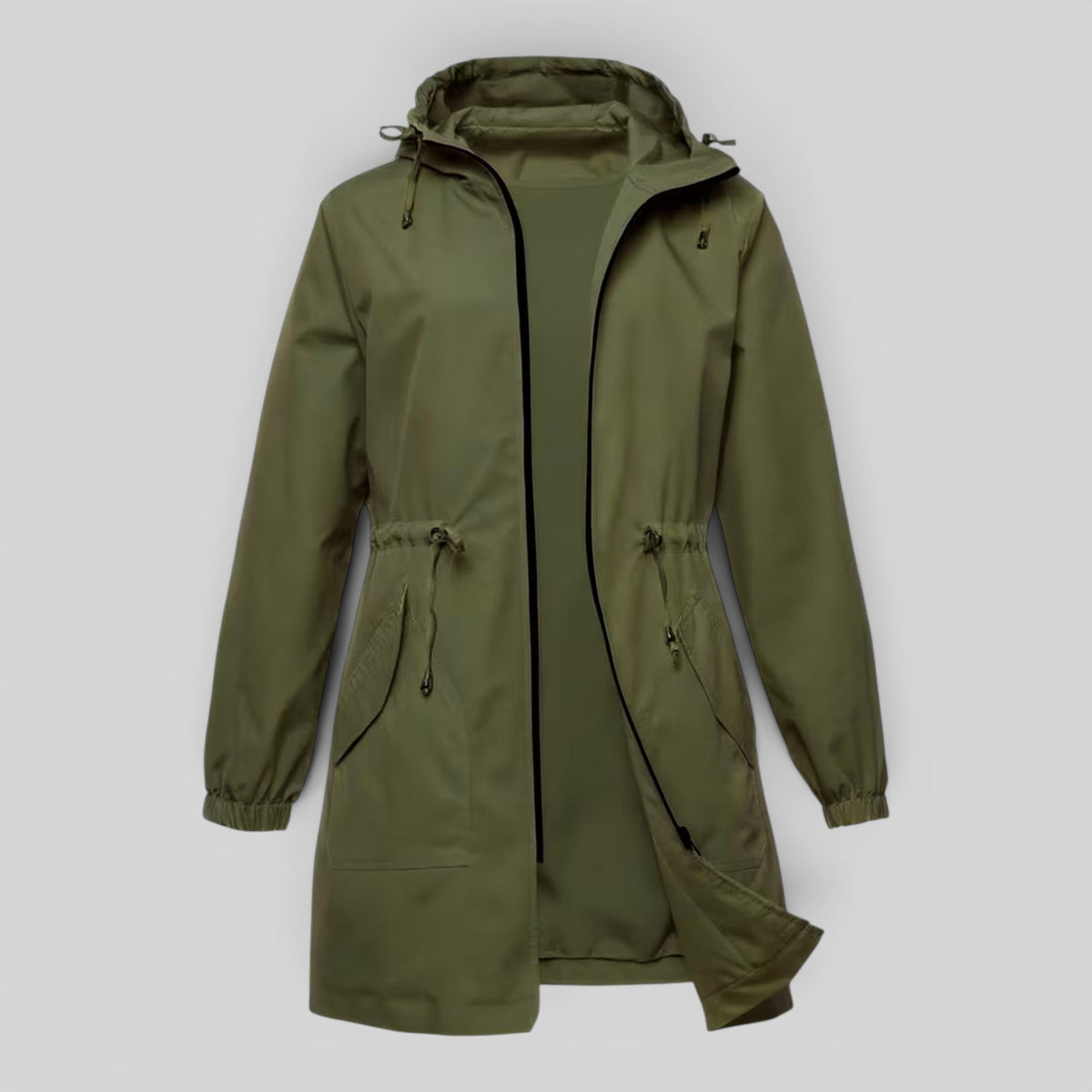 Imogen | Timeless Hooded Waterproof Jacket Trench Coat