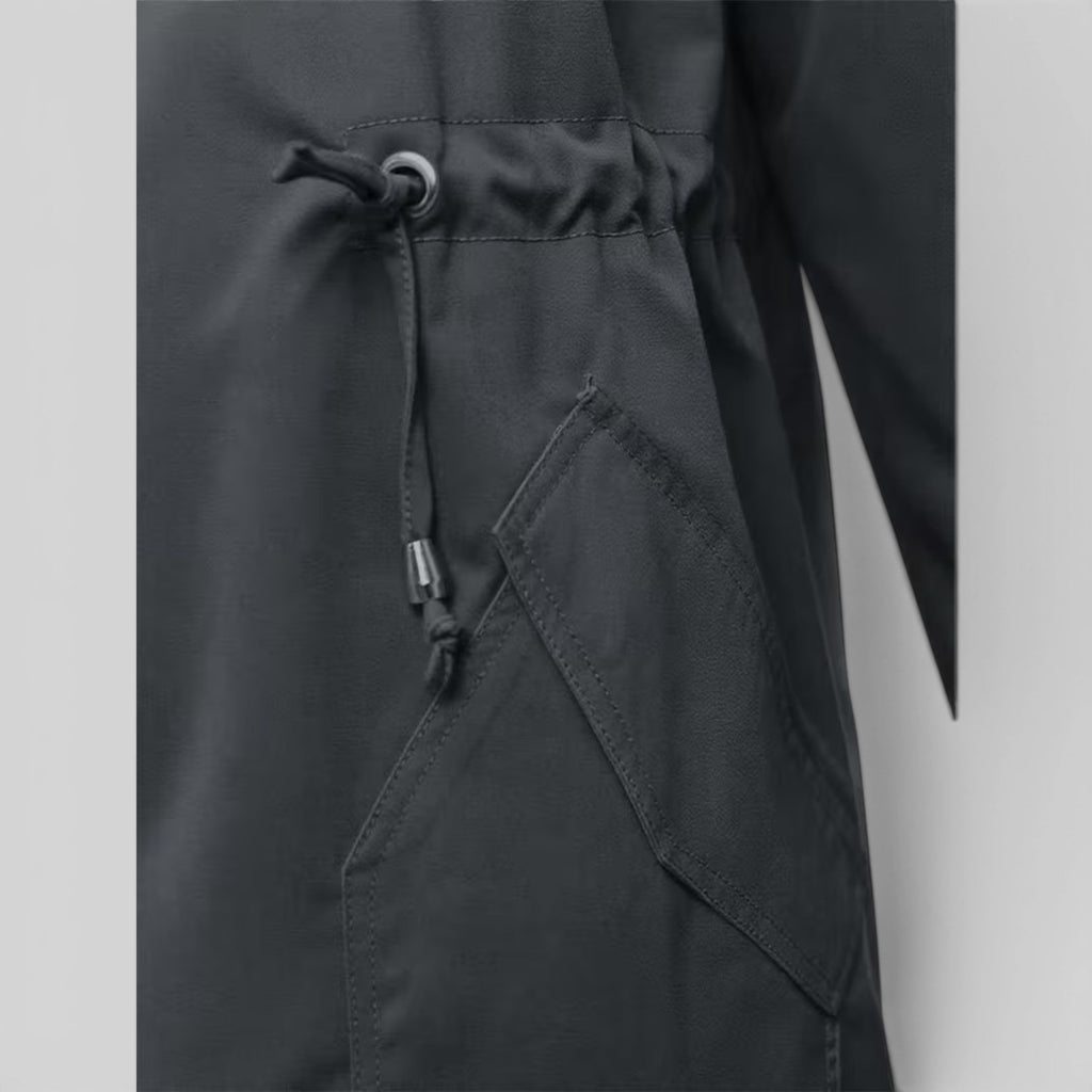 Imogen | Timeless Hooded Waterproof Jacket Trench Coat