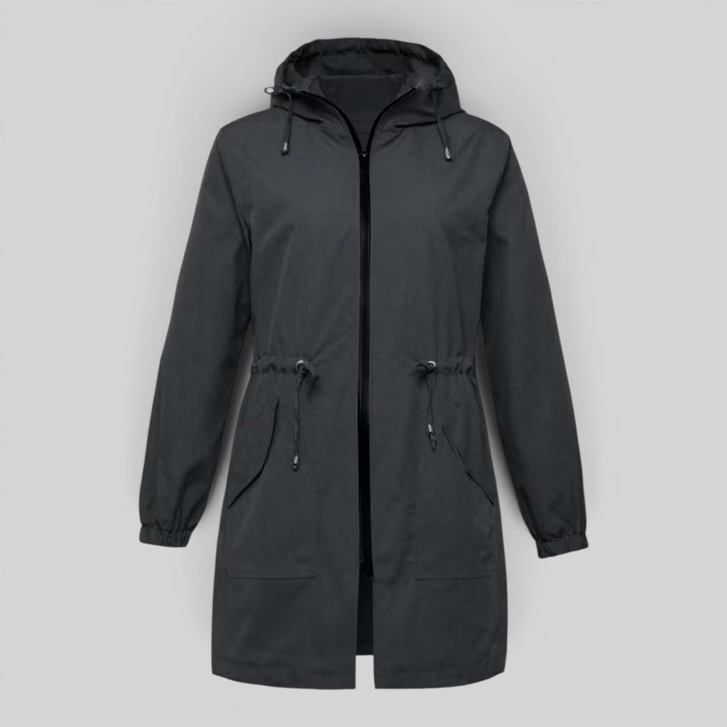 Imogen | Timeless Hooded Waterproof Jacket Trench Coat