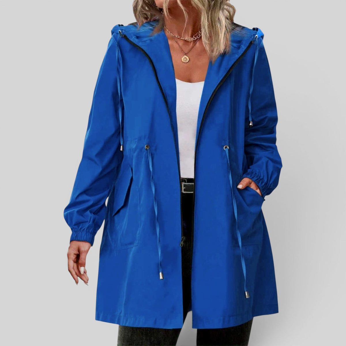 Imogen | Timeless Hooded Waterproof Jacket Trench Coat