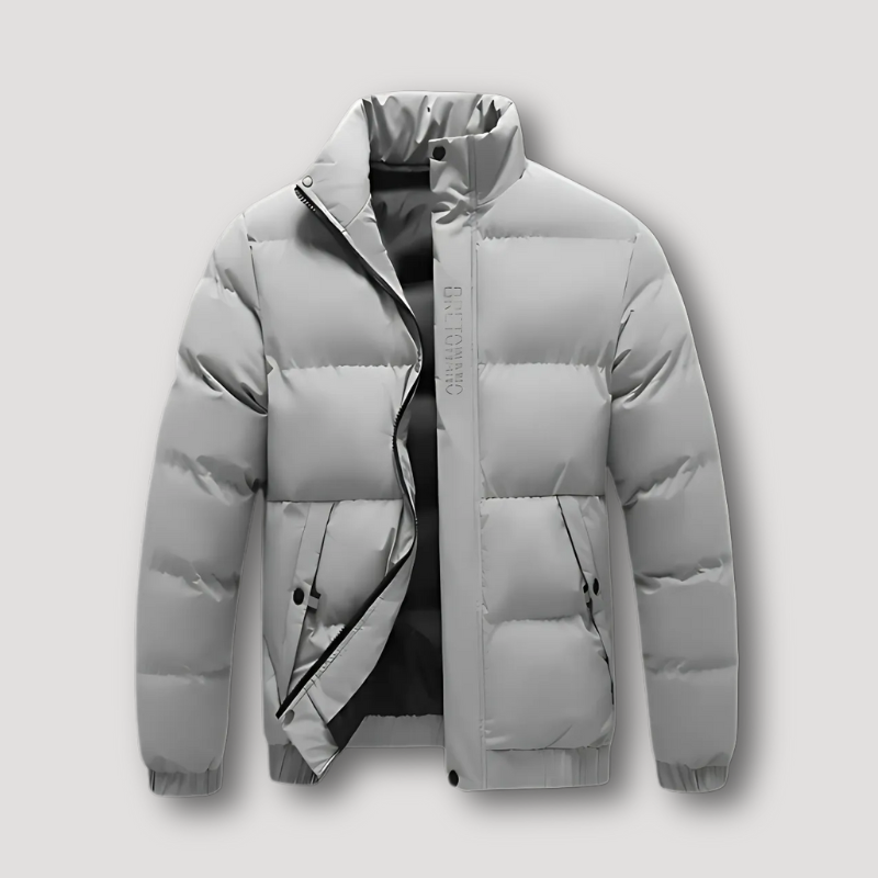 Isaac | Classic Quilted Puffer Jacket with Stand Collar