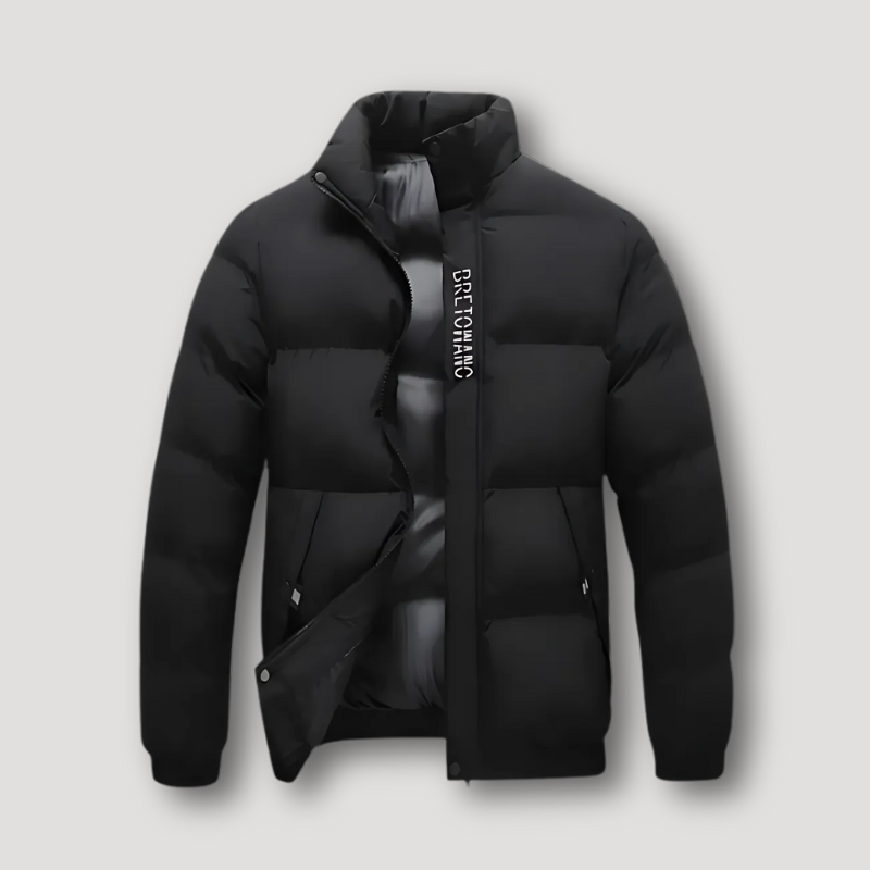 Isaac | Classic Quilted Puffer Jacket with Stand Collar