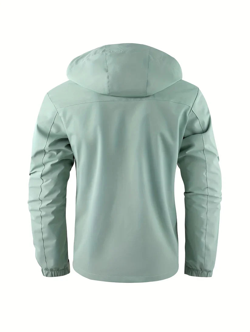 Isaac | Stylish Hooded Mens Parka Jacket with Cargo Pockets