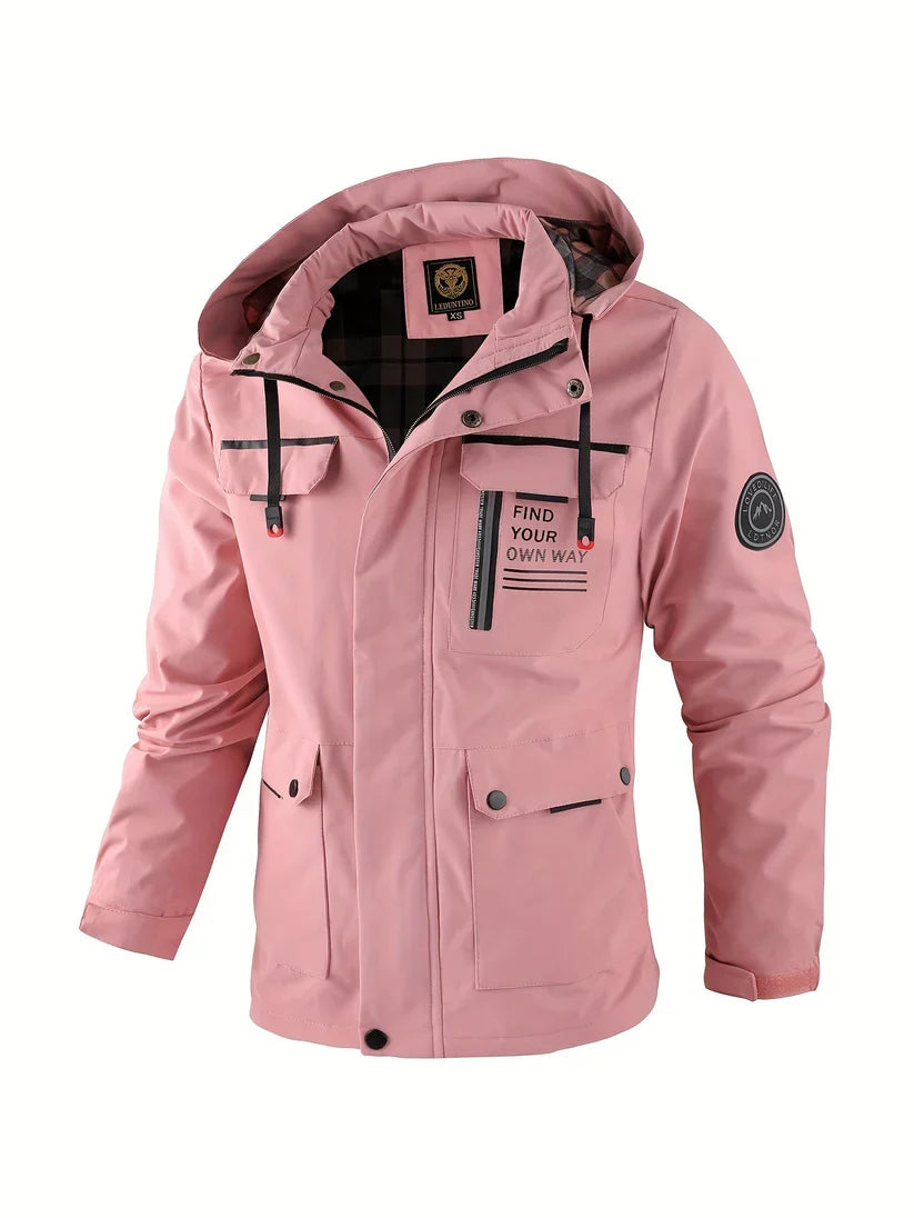 Isaac | Stylish Hooded Mens Parka Jacket with Cargo Pockets