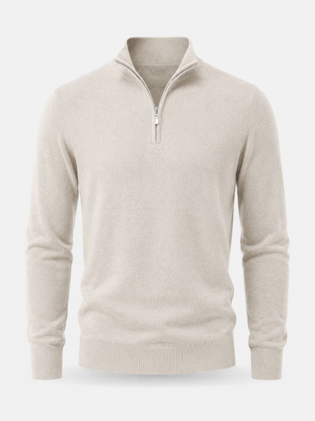 Isaac | Stylish Quarter Zip Mens Knit Jumper