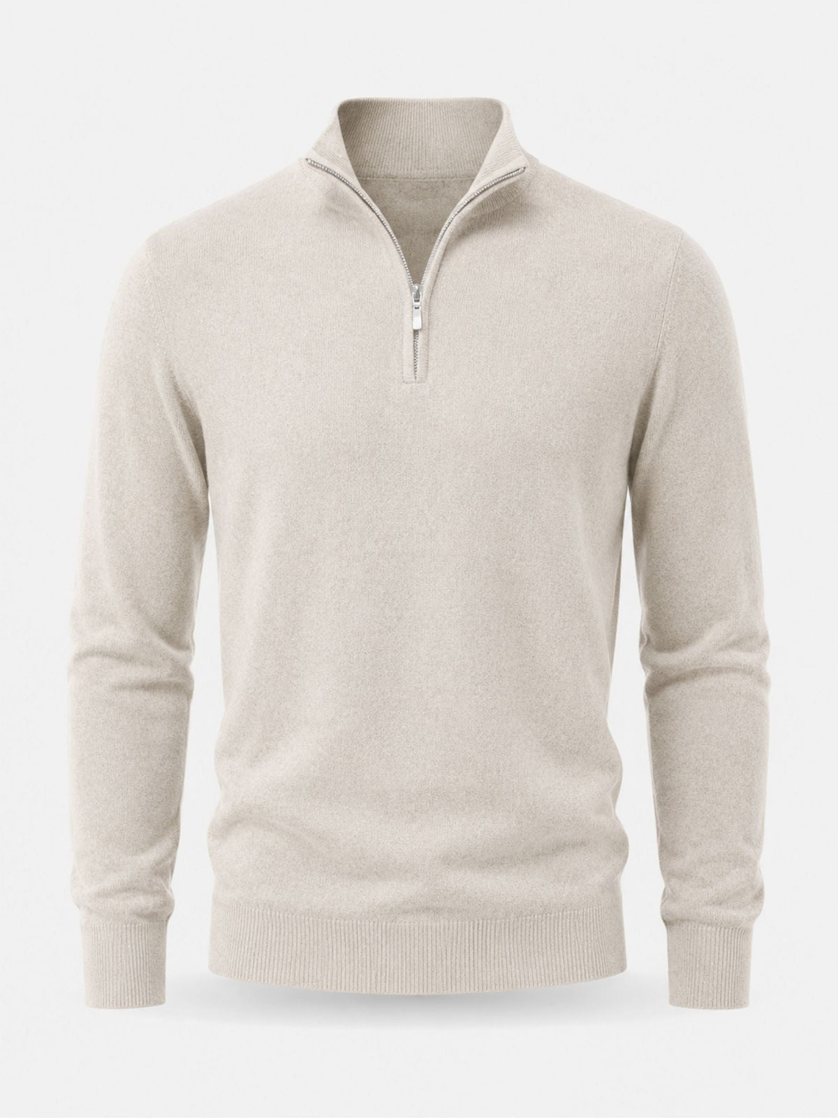 Isaac | Stylish Quarter Zip Mens Knit Jumper