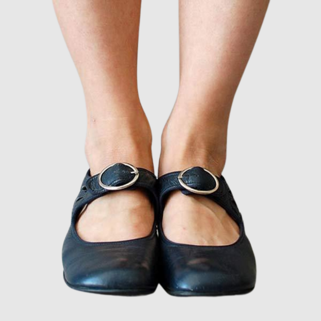 Isabella | Cosy Low Heel Mary Jane Shoes with Buckle Strap