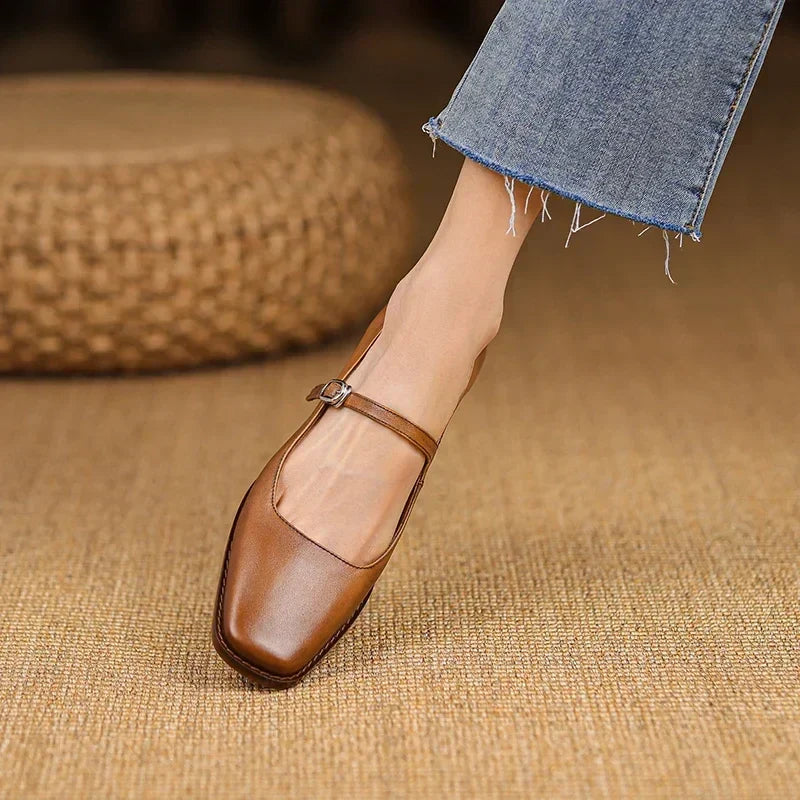 Isabella | Effortless Block Heel Mary Jane Shoes