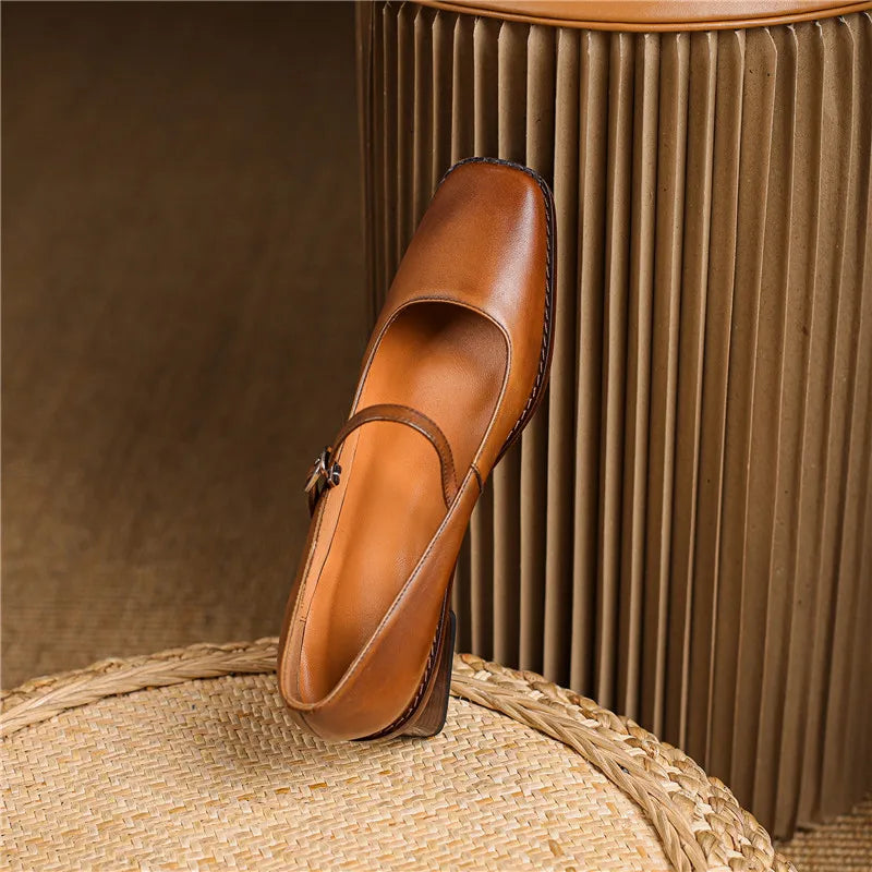 Isabella | Effortless Block Heel Mary Jane Shoes