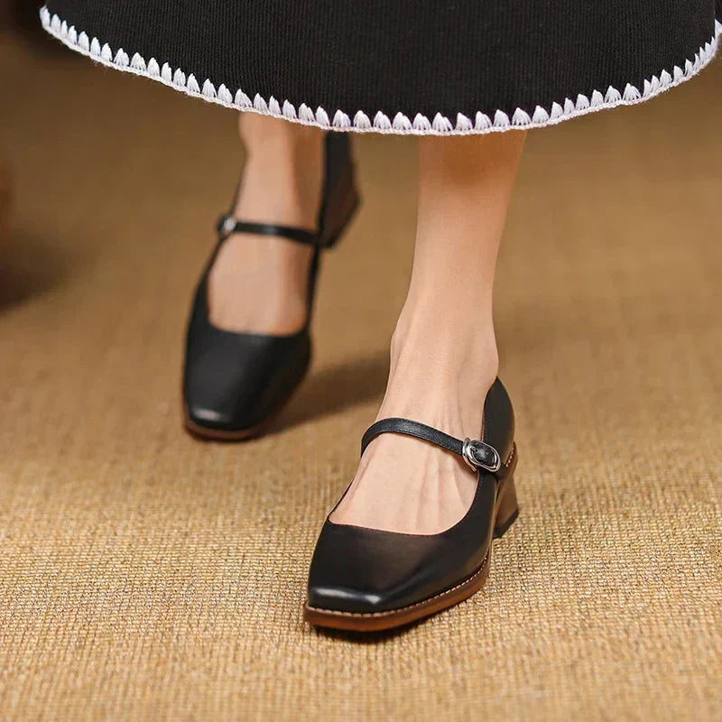 Isabella | Effortless Block Heel Mary Jane Shoes