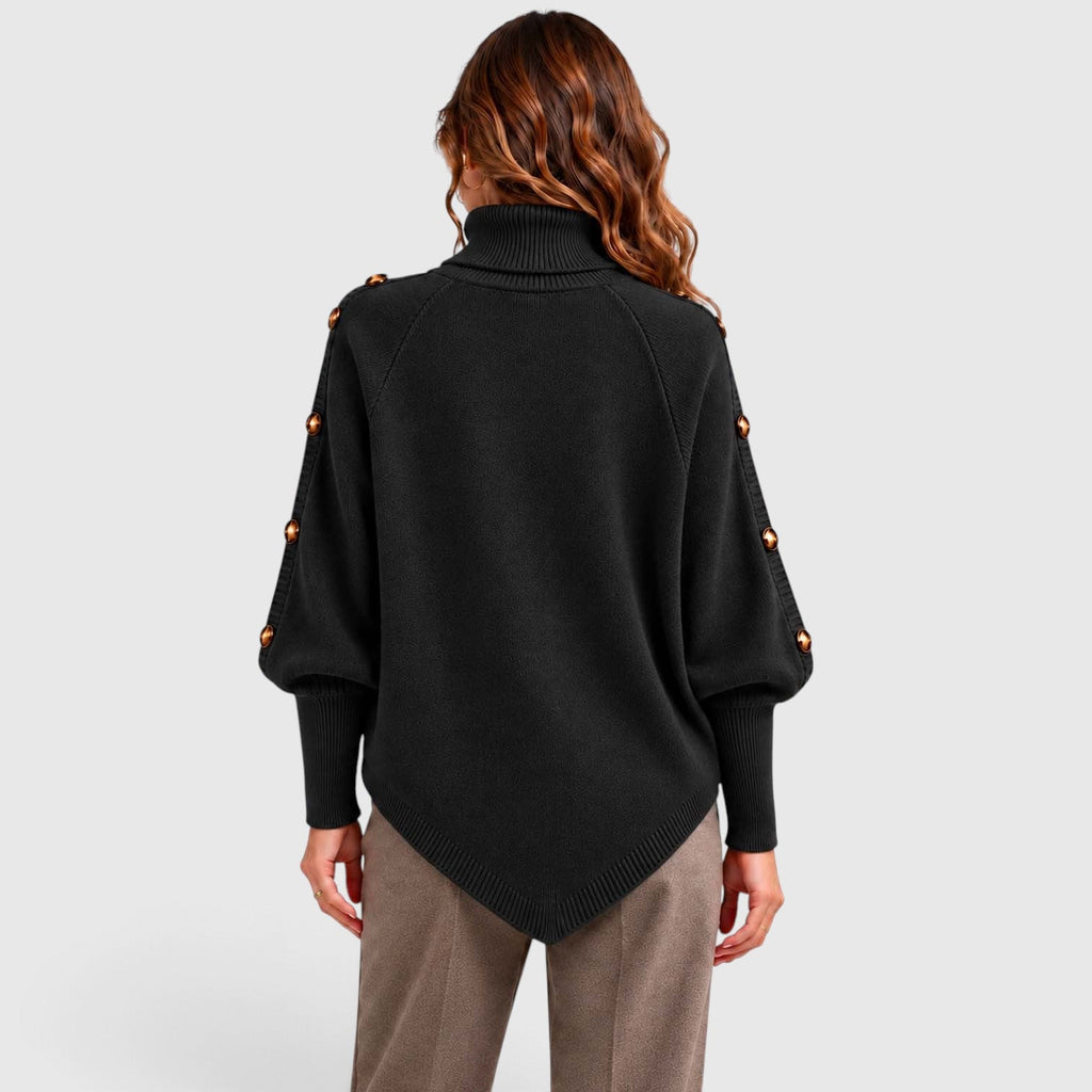 Isabelle | Cable Roll Neck Womens Knit Jumper