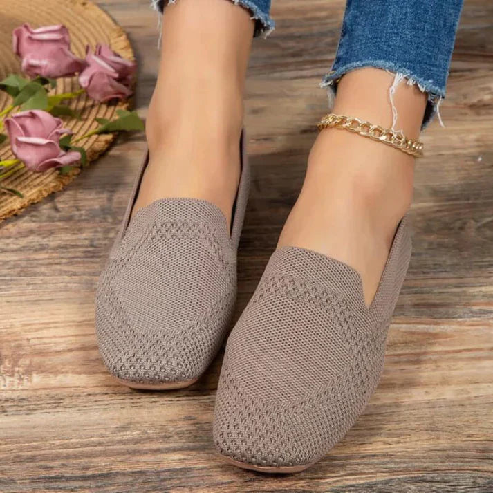 Isabelle | Cosy Knitted Slip-On Orthopedic Shoes