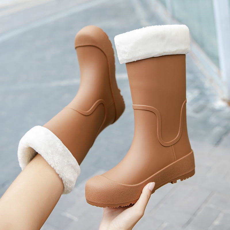 Ivy | Cosy Waterproof Boots with Chunky Ridged Sole