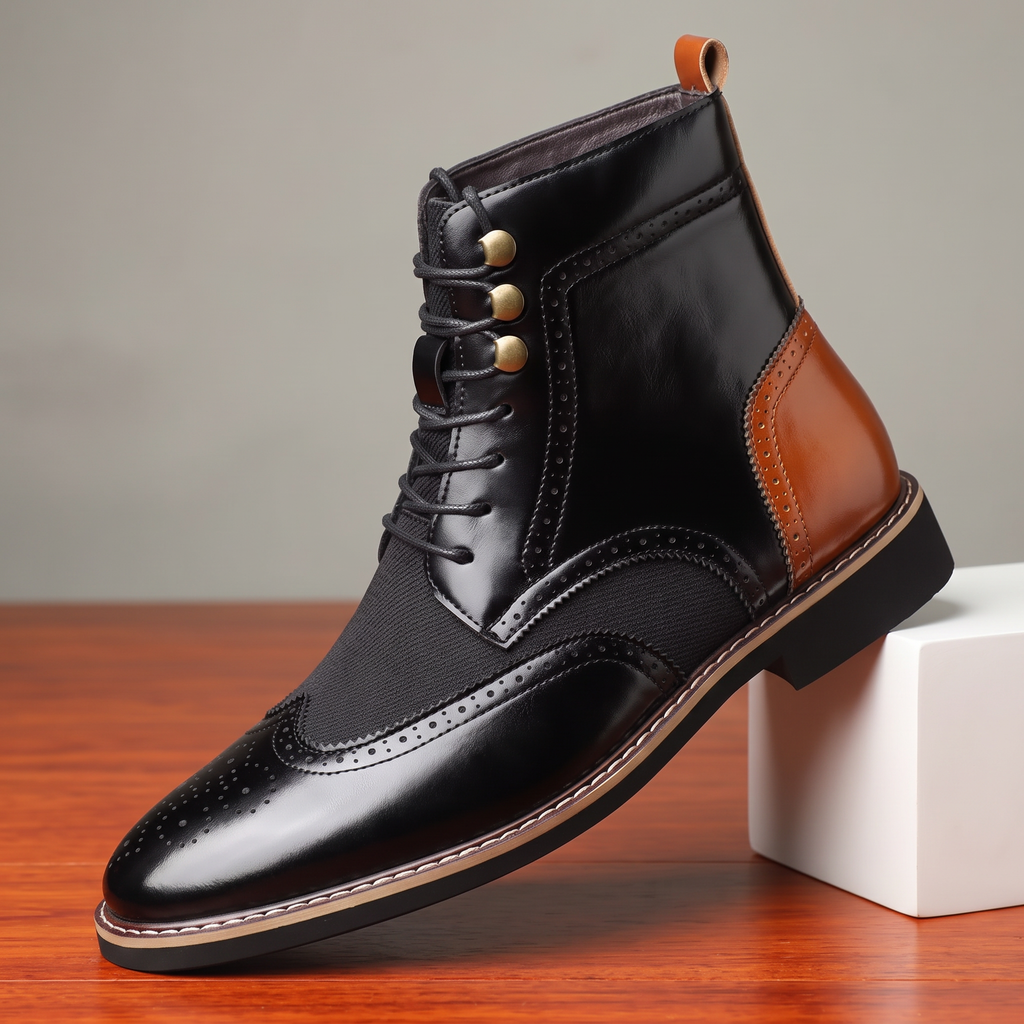 Jack | Timeless Wingtip Brogue Lace-Up Mens Boots