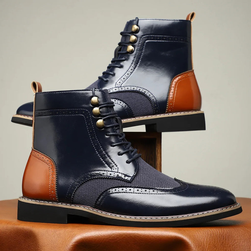 Jack | Timeless Wingtip Brogue Lace-Up Mens Boots