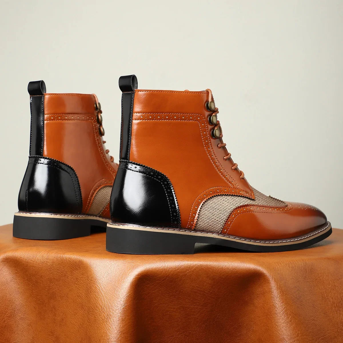 Jack | Timeless Wingtip Brogue Lace-Up Mens Boots