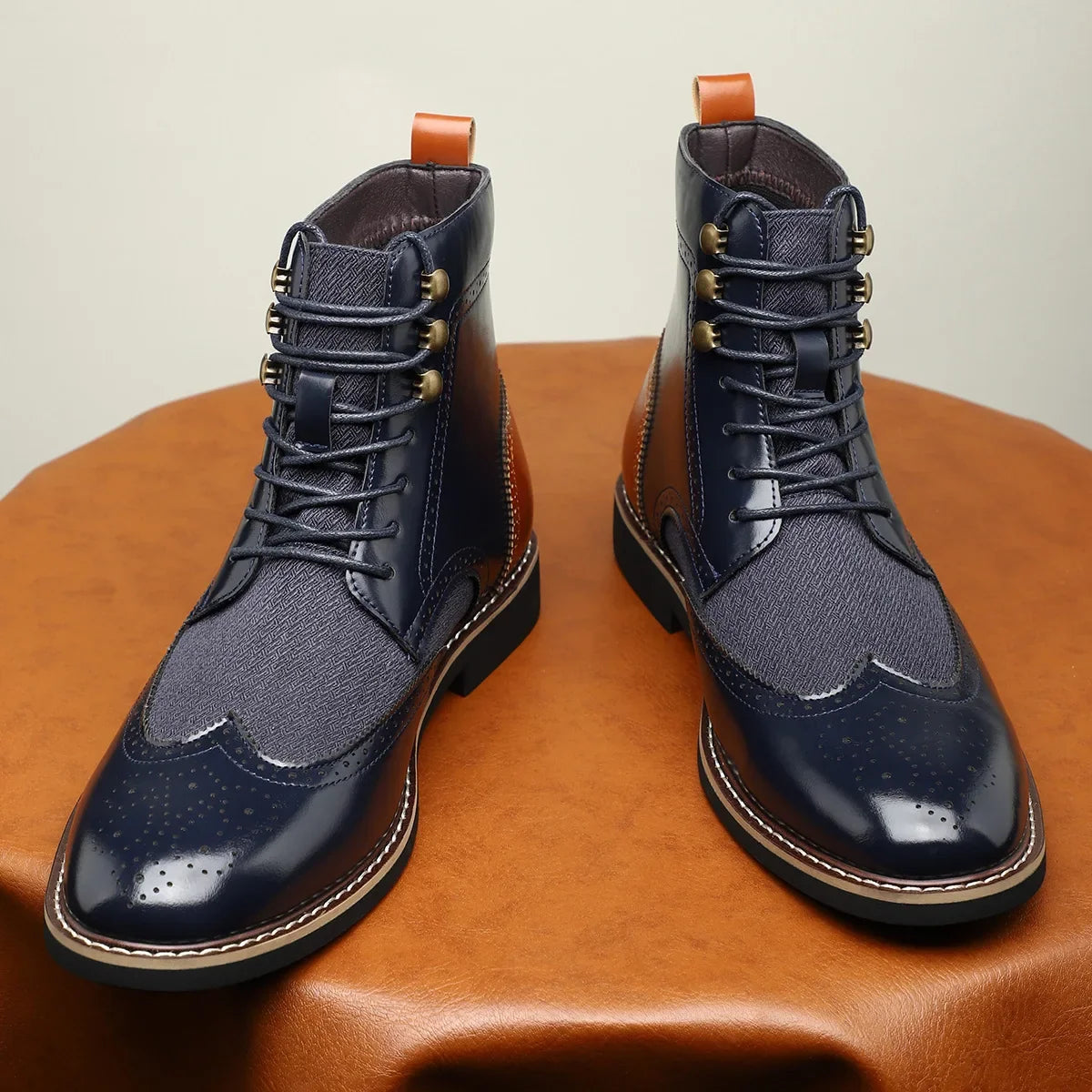 Jack | Timeless Wingtip Brogue Lace-Up Mens Boots