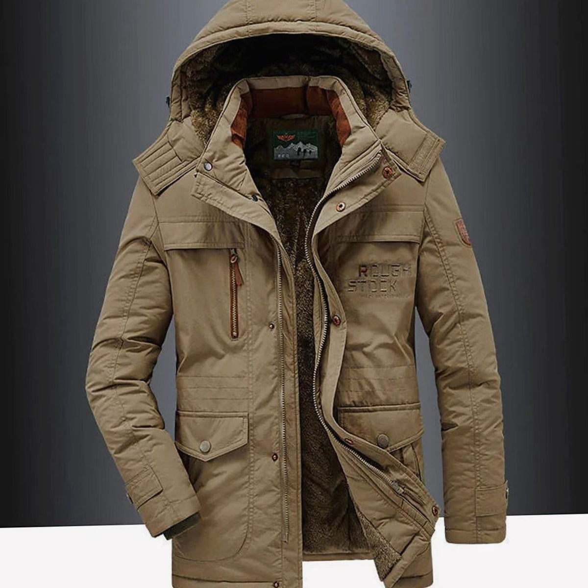 Jacob | Classic Hooded Mens Parka Jacket