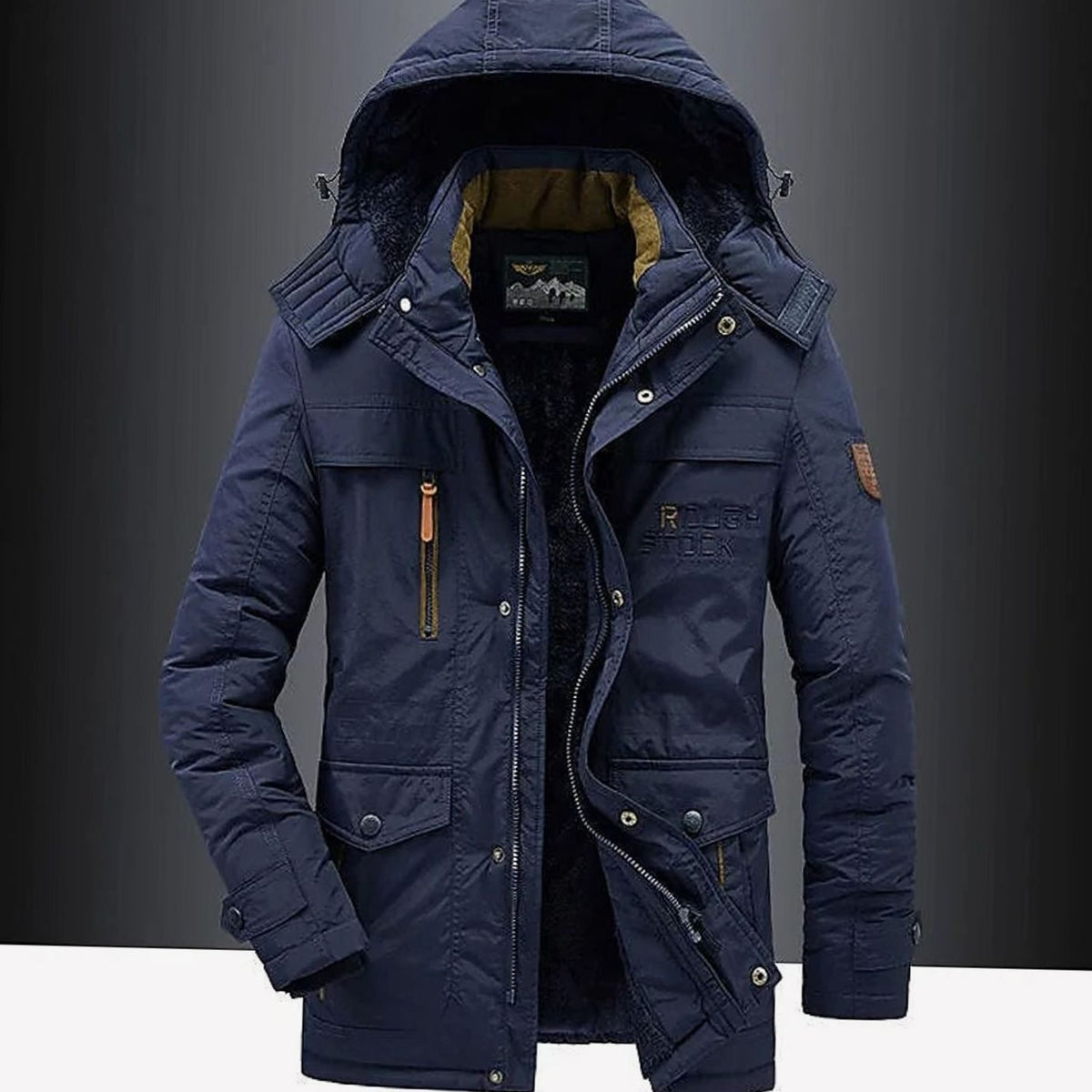 Jacob | Classic Hooded Mens Parka Jacket