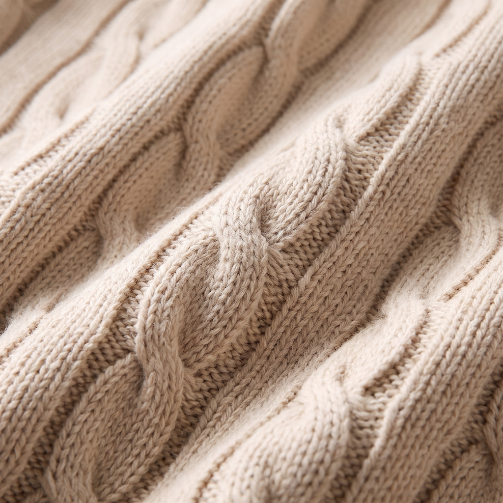 Jacob | Effortless Cable Knit Crew Neck Mens Jumpers