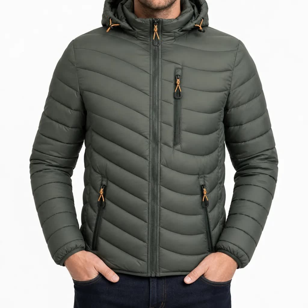 Jacob | Effortless Quilted Hooded Puffer Jacket